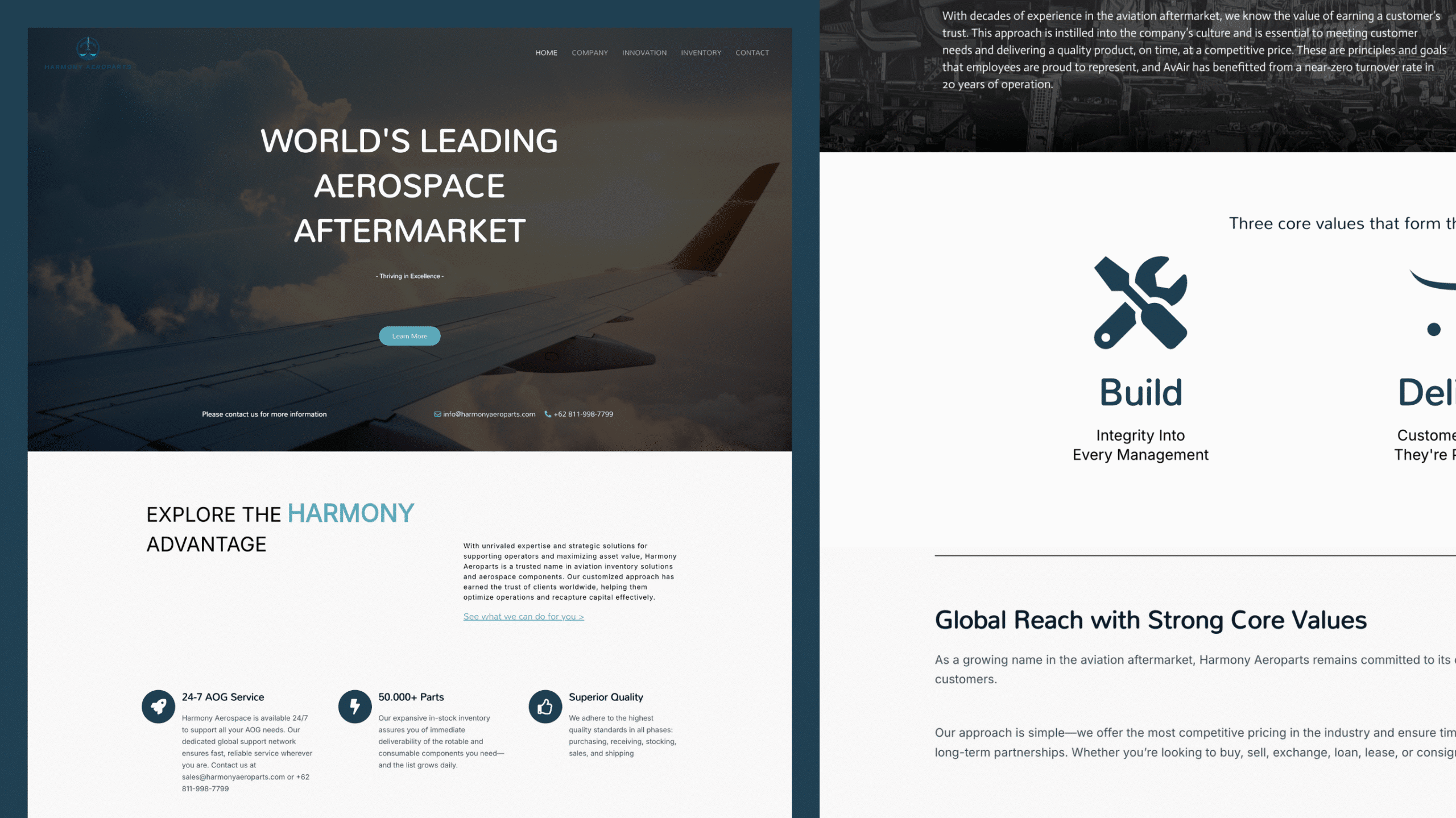 harmonyaeroparts-portfolio